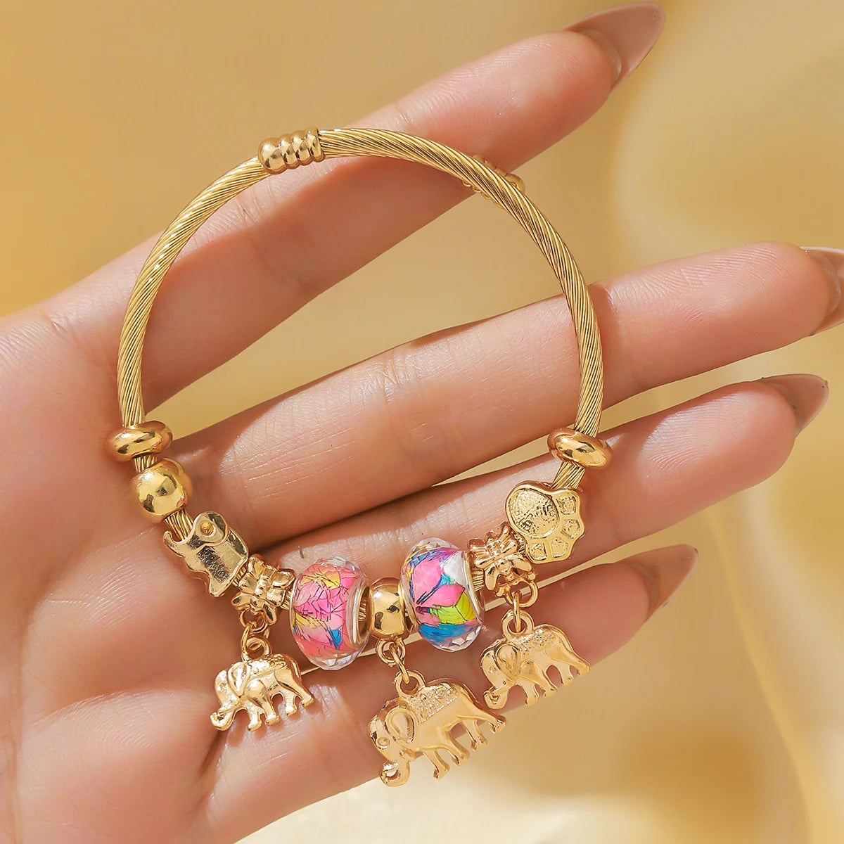 The Golden Wanderlust Charm Bracelet