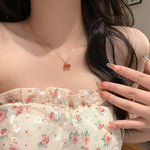 Load image into Gallery viewer, Cherry Blossom Duo Jewelry Set
