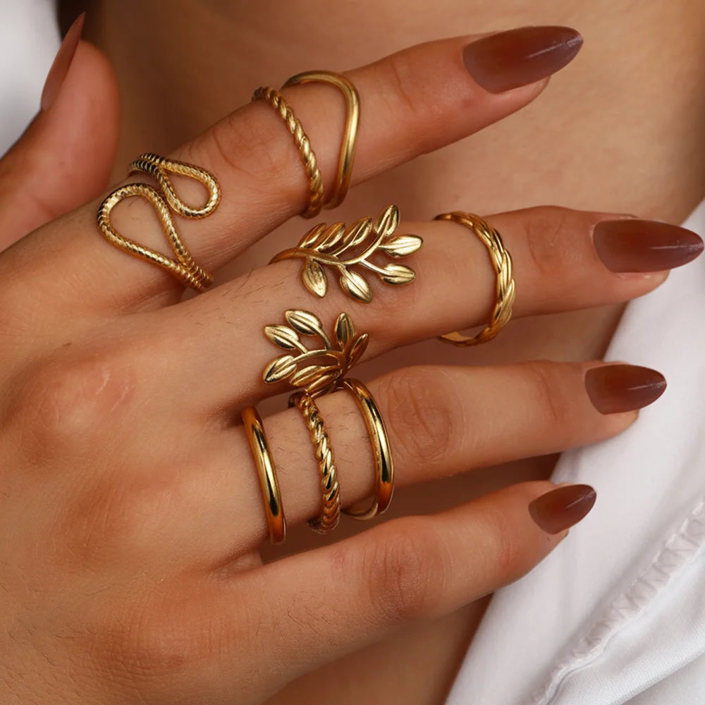 Timeless Adjustable Ring Set (5 Rings)