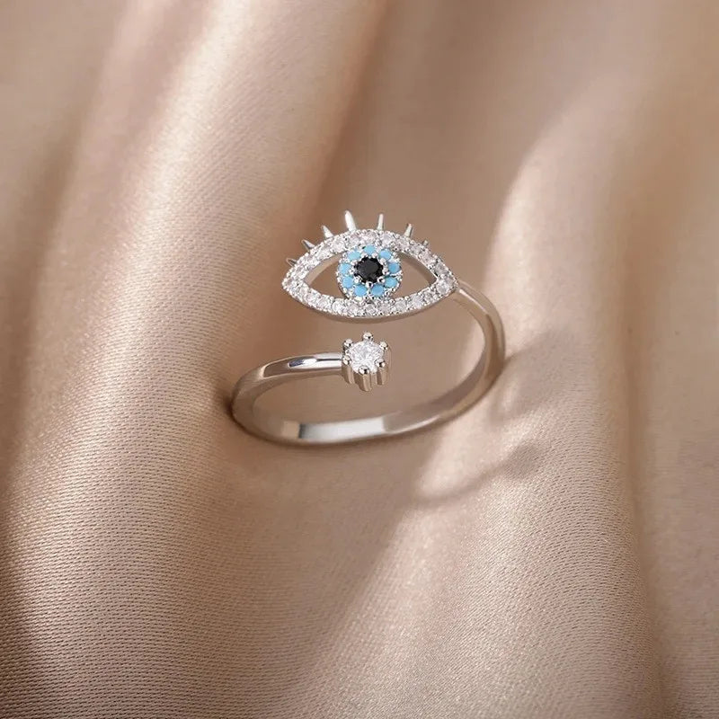 🧿 The "Mystic Gaze" Open Ring