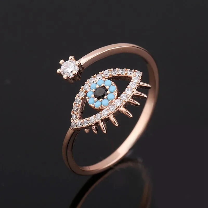 🧿 The "Mystic Gaze" Open Ring